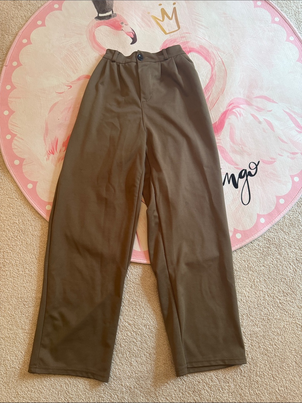 Women’s Brown Wide Leg Trousers | Size S